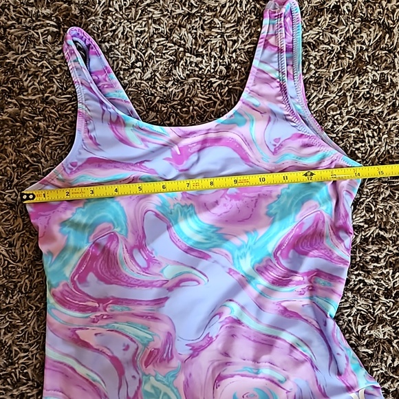 NWT Hurley Girls 1 Piece Swimsuit Size L 12-13 YRS - Picture 5 of 9
